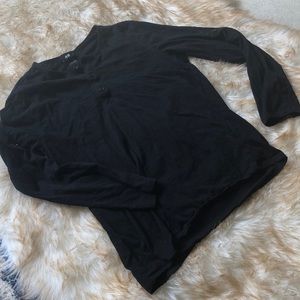 H&M Men's Black Long Sleeve Casual Shirt